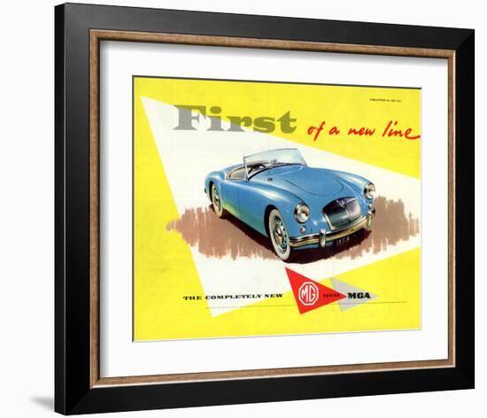 MG Series -First of a New Line-null-Framed Art Print