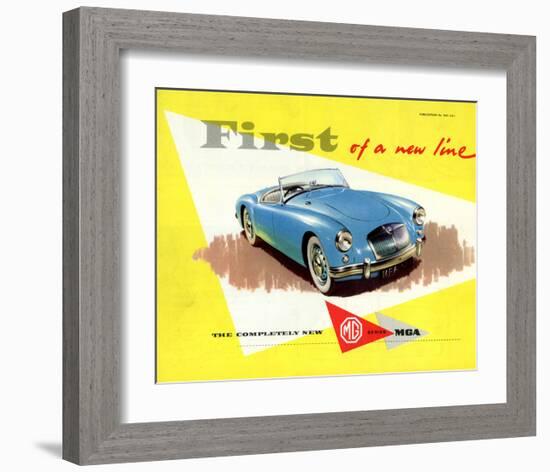 MG Series -First of a New Line-null-Framed Art Print