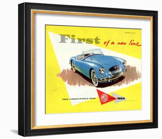 MG Series -First of a New Line-null-Framed Art Print