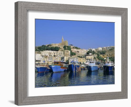 Mgarr Harbour, Gozo, Malta, Mediterranean, Europe-Hans Peter Merten-Framed Photographic Print