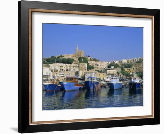 Mgarr Harbour, Gozo, Malta, Mediterranean, Europe-Hans Peter Merten-Framed Photographic Print