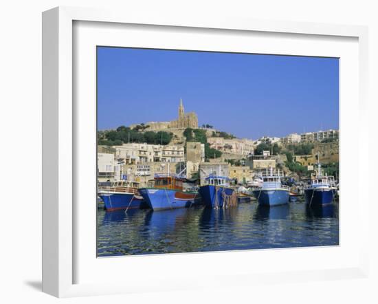 Mgarr Harbour, Gozo, Malta, Mediterranean, Europe-Hans Peter Merten-Framed Photographic Print