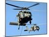 MH-60S Sea Hawk Helicopters in Flight-Stocktrek Images-Mounted Photographic Print