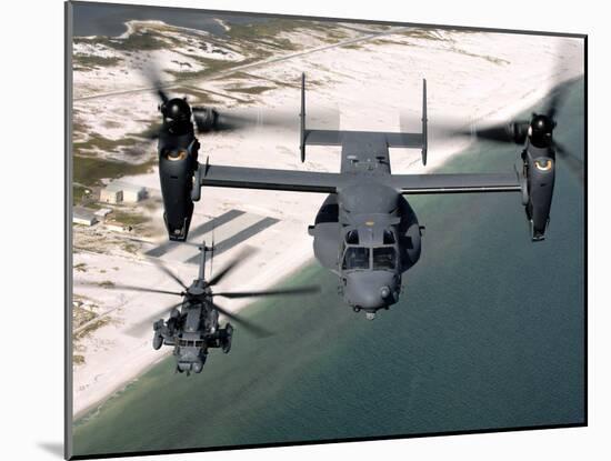 MI-17 Hip Helicopter Hovers over a Firing Range in Afghanistan-Stocktrek Images-Mounted Photographic Print