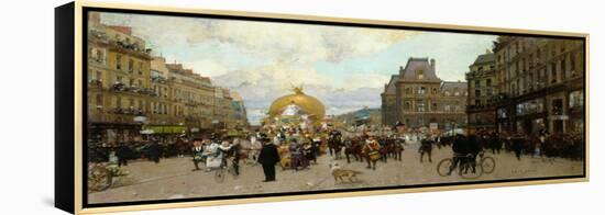 Mi-carême à Paris-Luigi Loir-Framed Premier Image Canvas