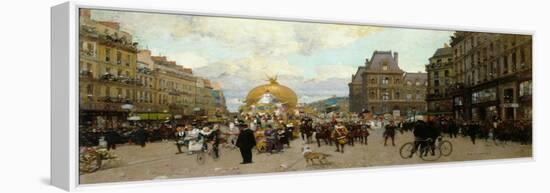 Mi-carême à Paris-Luigi Loir-Framed Premier Image Canvas