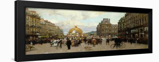 Mi-carême à Paris-Luigi Loir-Framed Giclee Print