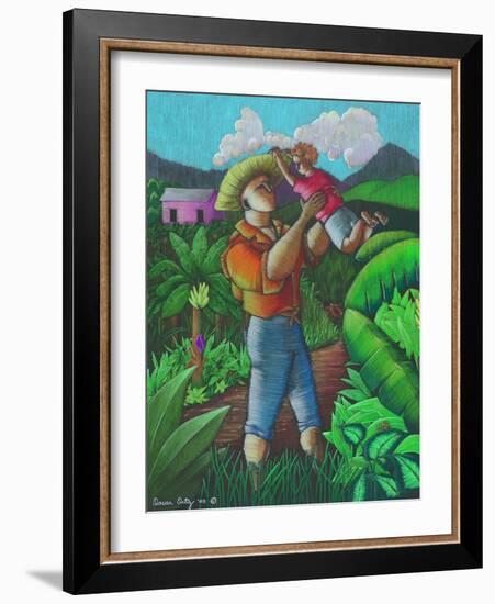 Mi Futuro Y Mi Tierra, 2003-Oscar Ortiz-Framed Giclee Print