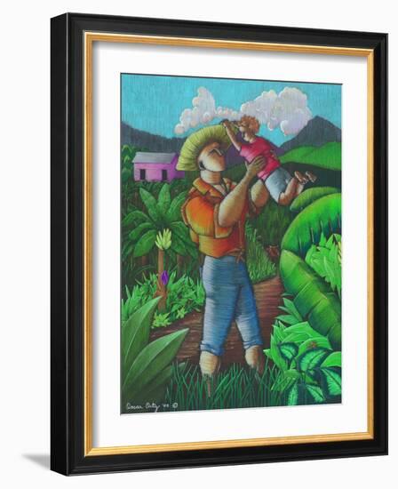 Mi Futuro Y Mi Tierra, 2003-Oscar Ortiz-Framed Giclee Print