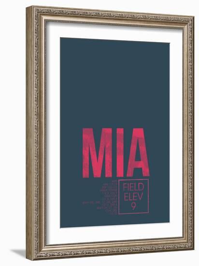 MIA ATC-08 Left-Framed Giclee Print