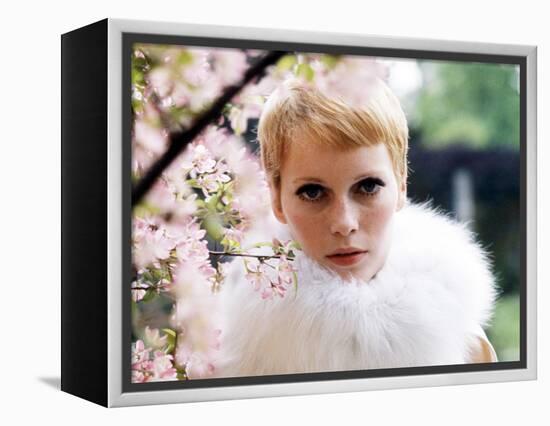 Mia Farrow-null-Framed Stretched Canvas