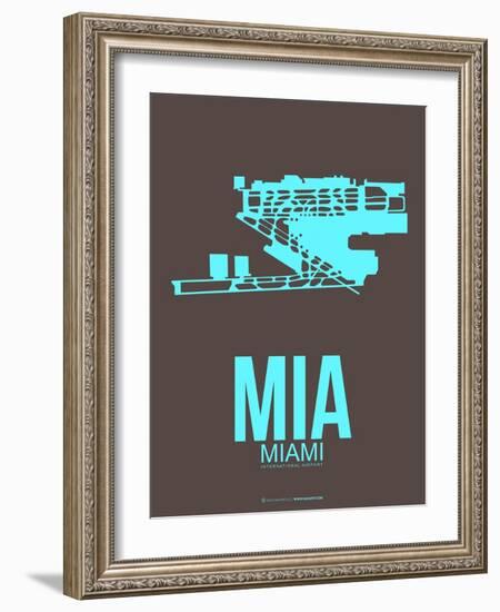 Mia Miamy Poster 2-NaxArt-Framed Art Print