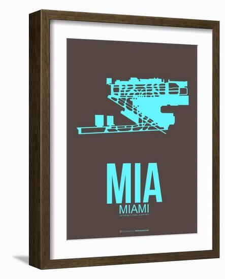 Mia Miamy Poster 2-NaxArt-Framed Art Print