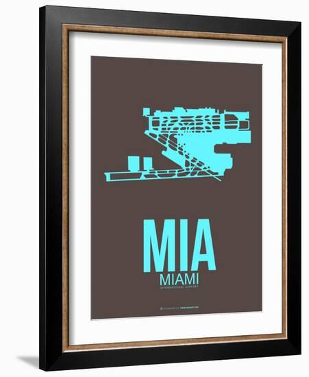 Mia Miamy Poster 2-NaxArt-Framed Art Print