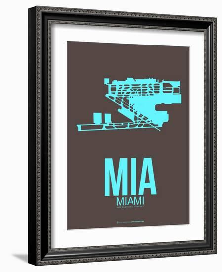 Mia Miamy Poster 2-NaxArt-Framed Art Print