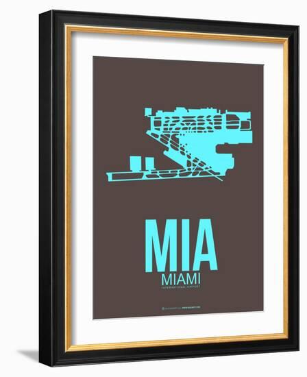 Mia Miamy Poster 2-NaxArt-Framed Art Print