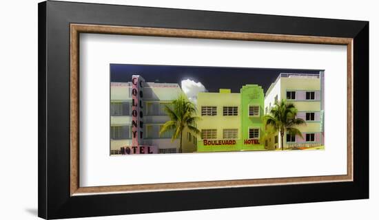 Miami Art Deco II-Richard James-Framed Giclee Print