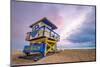 Miami Beach, Florida, USA Life Guard Tower.-SeanPavonePhoto-Mounted Photographic Print