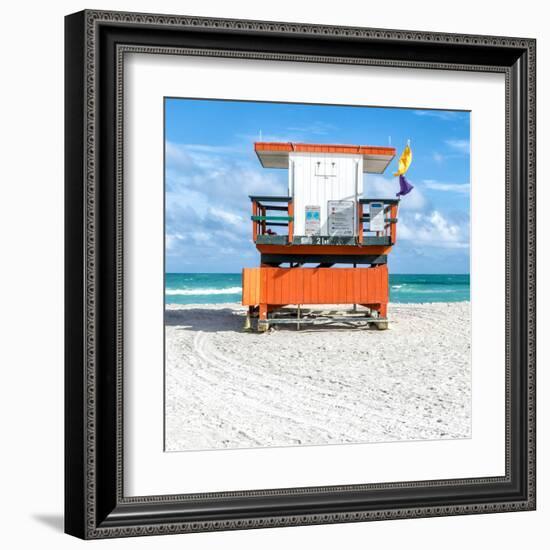 Miami Beach I-Richard Silver-Framed Art Print