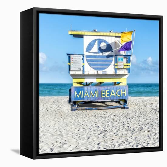 Miami Beach II-Richard Silver-Framed Stretched Canvas