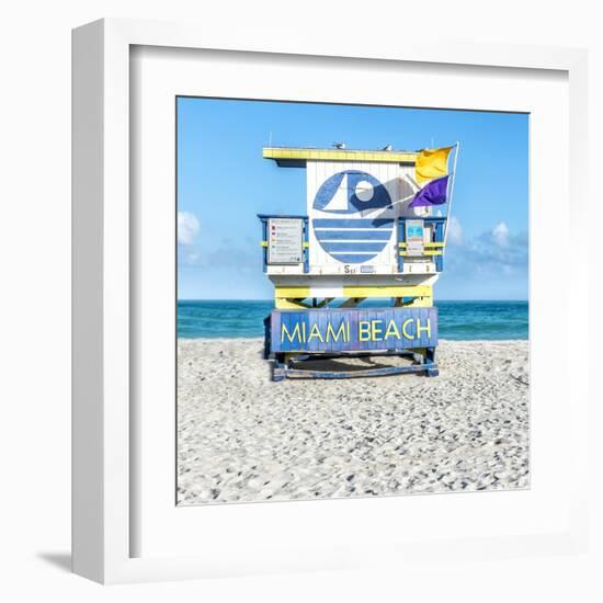 Miami Beach II-Richard Silver-Framed Art Print