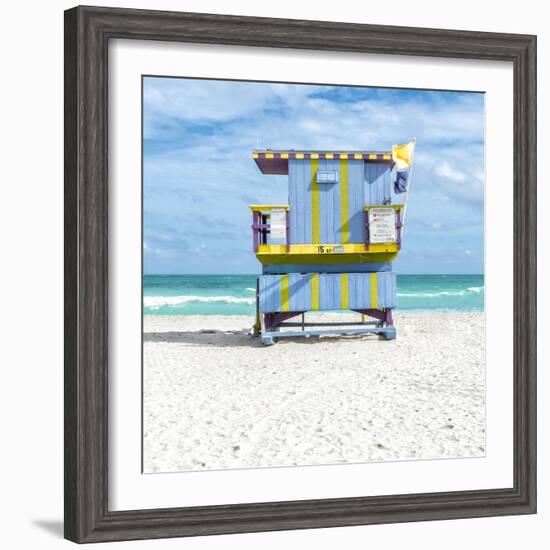 Miami Beach III-Richard Silver-Framed Art Print