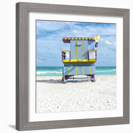 Miami Beach III-Richard Silver-Framed Art Print