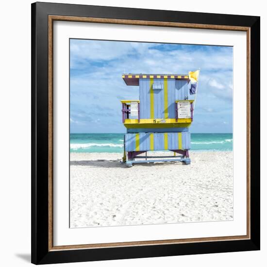 Miami Beach III-Richard Silver-Framed Art Print