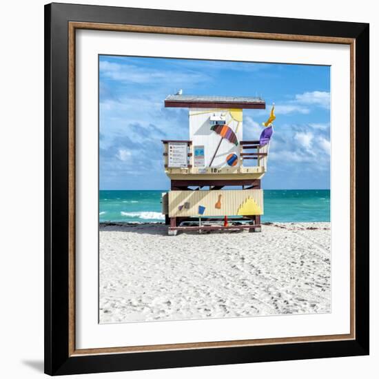 Miami Beach IV-Richard Silver-Framed Art Print