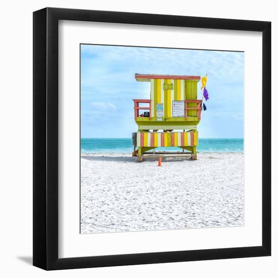 Miami Beach IX-Richard Silver-Framed Art Print