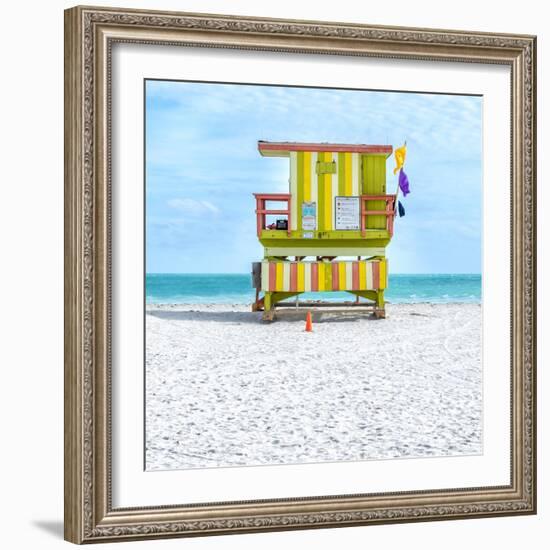 Miami Beach IX-Richard Silver-Framed Art Print