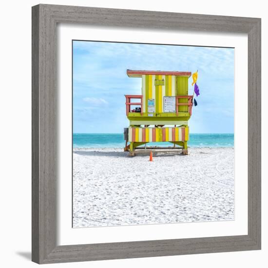 Miami Beach IX-Richard Silver-Framed Art Print