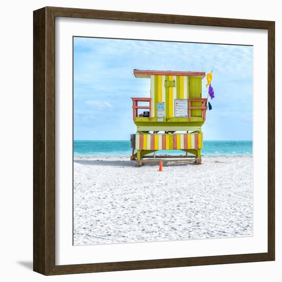 Miami Beach IX-Richard Silver-Framed Art Print