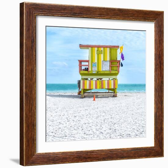 Miami Beach IX-Richard Silver-Framed Art Print