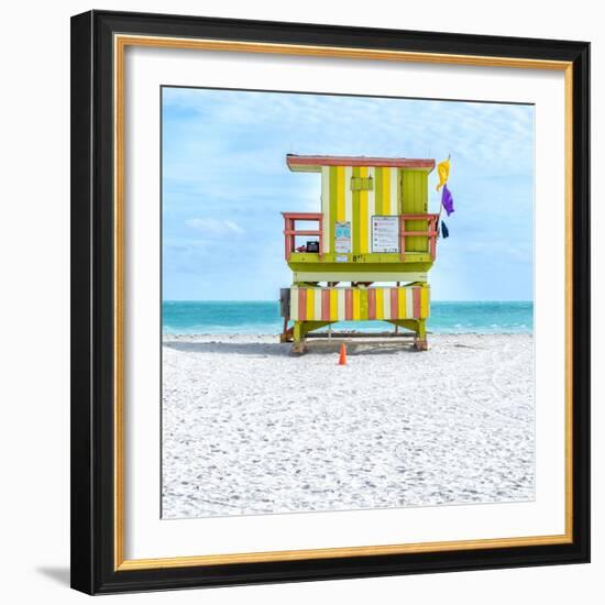 Miami Beach IX-Richard Silver-Framed Art Print