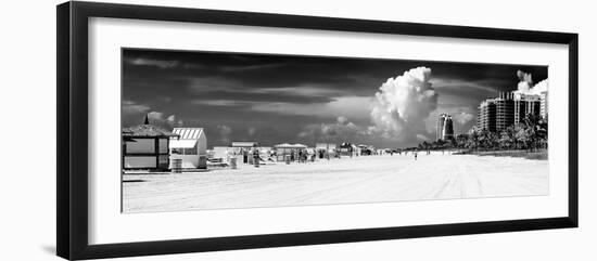 Miami Beach Landscape - South Beach - Miami - Florida-Philippe Hugonnard-Framed Photographic Print