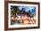 Miami Beach Night - In the Style of Oil Painting-Philippe Hugonnard-Framed Giclee Print