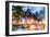 Miami Beach Night - In the Style of Oil Painting-Philippe Hugonnard-Framed Giclee Print