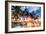 Miami Beach Night - In the Style of Oil Painting-Philippe Hugonnard-Framed Giclee Print