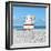 Miami Beach V-Richard Silver-Framed Premium Giclee Print