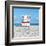 Miami Beach V-Richard Silver-Framed Art Print