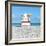 Miami Beach V-Richard Silver-Framed Art Print