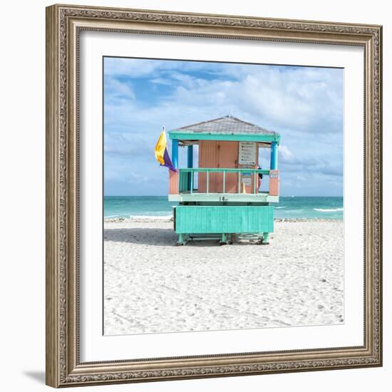 Miami Beach VI-Richard Silver-Framed Art Print