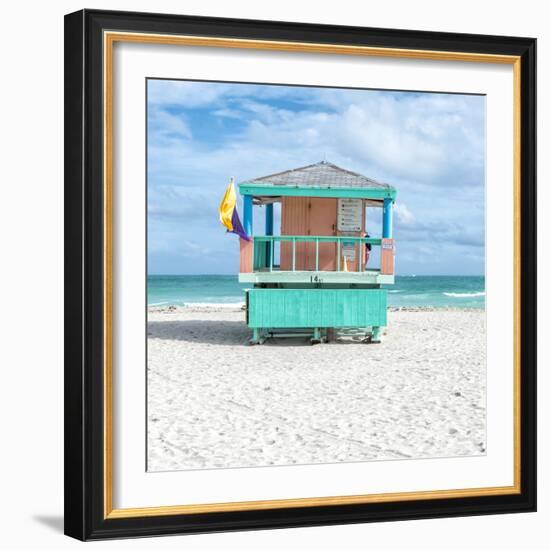 Miami Beach VI-Richard Silver-Framed Art Print