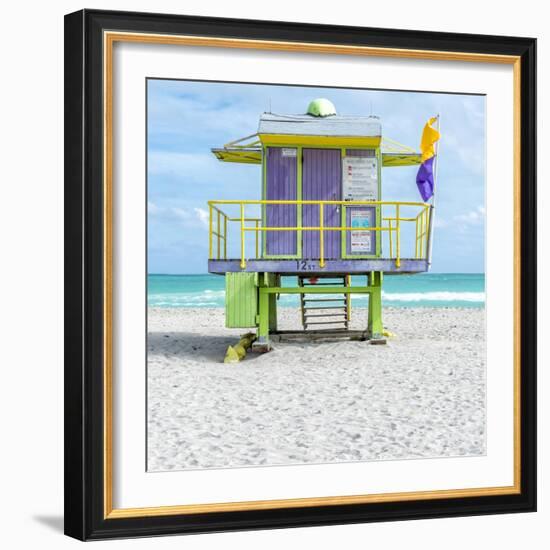 Miami Beach VIII-Richard Silver-Framed Art Print