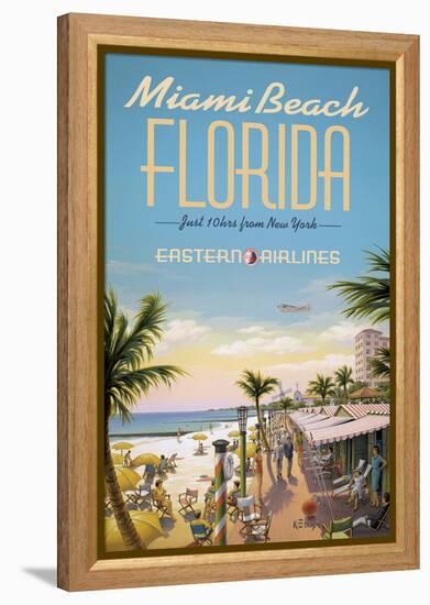 Miami Beach-Kerne Erickson-Framed Premier Image Canvas