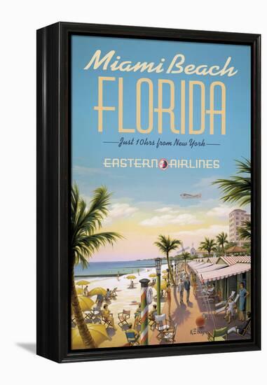 Miami Beach-Kerne Erickson-Framed Premier Image Canvas