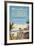 Miami Beach-Kerne Erickson-Framed Giclee Print