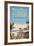 Miami Beach-Kerne Erickson-Framed Giclee Print