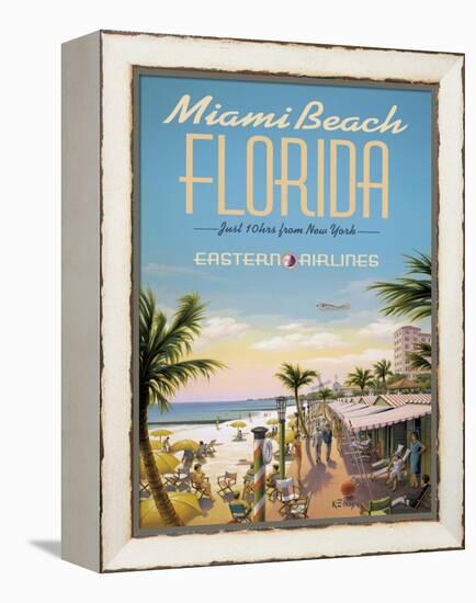 Miami Beach-Kerne Erickson-Framed Stretched Canvas